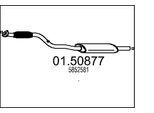 MTS Mittelschalldämpfer 0150877 für Opel