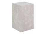 Beistelltisch, Greige, Holzwerkstoff, Marmoroptik, 30x50x30 cm, Wohnzimmer, Wohnzimmertische, Beistelltische