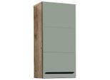 Mid.you Hängeschrank, Grün, Eiche, Holzwerkstoff, 1 Fächer, einzeln stellbar, 34x70x23 cm, Made in EU, hängend, Badezimmer, Badezimmerschränke, Hängeschränke