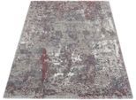 Teppich OCI DIE TEPPICHMARKE "JUWEL LIRAY", lila (beige, aubergine), B:80cm H:20mm L:200cm, Polyester, Polypropylen, Teppiche, Teppich, Kurzflor, Wohnzimmer, Marmor Optik, Hoch Tief Effekt