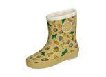 Gummistiefel DRUPPIES "Regenstiefel Summer", Mädchen, Gr. 24, weiß (zand), Obermaterial: 100% Naturkautschuk NaRubber., Schuhe Gummistiefel