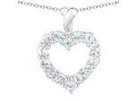 Kette mit Anhänger VIRA JEWELS "925 Sterling Silber rhodiniert Aquamarine", weiß, Halsketten, Damen, 46,0cm, 0,8, Silber 925 (Sterlingsilber), L: 46 B: 15mm, glänzend, B:15mm