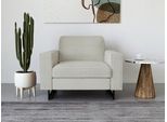 Loveseat HOME AFFAIRE "Pinto 105 cm, Cord, Chenille, Lederoptik", beige (natural), B:105cm H:85cm T:97cm, 90% Polyester, 10% Nylon, Sessel, mit Keder, Metallfüßen und auch in Cord Bezug erhältlich