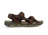 Sandale WRANGLER "BUSTER SANDAL MEN LOW", Herren, Gr. 43, braun (coffee bean), Synthetik, Schuhe Sandale