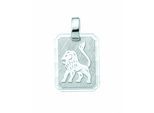 Sternzeichenanhänger ADELIA´S "Sternzeichen Anhänger Löwe 925 Silber – Silberanhänger Löwe", silber, Schmuckanhänger, Damen, Löwe, Silber 925 (Sterlingsilber), Silberanhänger Löwe