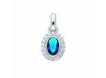 Kettenanhänger ADELIA´S "Anhänger 925 Silber mit Zirkonia – Silberanhänger", silber, Schmuckanhänger, Damen, mit Zirkonia, Silber 925 (Sterlingsilber), Kettenanhänger, Silberanhänger