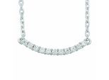 Kettenanhänger ADELIA´S "Anhänger 925 Silber mit Zirkonia – Silberanhänger", transparent (silber), Schmuckanhänger, Damen, mit Zirkonia, Silber 925 (Sterlingsilber), Kettenanhänger, Silberanhänger