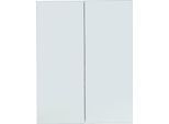 Spiegelschrank WELLTIME "Sovana", weiß (weiß, spiegelglas), B:60cm H:67cm T:18cm, FSC-zertifizierter Holzwerkstoff, Schränke, Spiegelschrank, Badschrank wahlweise mit oder ohne Beleuchtung - (B/T/H) 60/18/67 cm