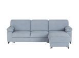smart Ecksofa Valencia ¦ blau ¦ Maße (cm): B: 271 H: 90 T: 173.0