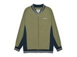 Lambretta Heren Vintage Jas (Kaki Groen/Donkerblauw/Wit)