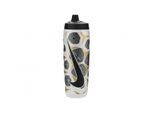 Nike Refuel 680ml waterfles met grafische print (Zwart/Goud/Zilver)