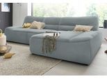 Ecksofa DOMO COLLECTION "Cesena moderne Polsterecke mit flachen Armlehnen, L-Form", grün (mint), B:288cm H:81cm T:175cm, Sofas, Ecksofa, fester Sitzkomfort, frei im Raum stellbar