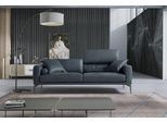 2,5-Sitzer EGOITALIANO "Masu, Designsofa mit erstklassigem Sitzkomfort, Breite 218cm", grau (smoke), B:218cm H:95cm T:97cm, Leder »BULL« (echtes Rindsleder). Geschliffenes, pigmentiertes und behandeltes Rindsleder mit einer Dicke von 1, 3-1, 5 mm. Dieses Leder zeigt eine ziemlich weiche Hand mit einem halb undurchsichtigen Aussehen. Es handelt sich um ein geschütztes Leder. Eine leichte Deckschich