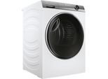HAIER Wärmepumpentrockner "HD90-A3Q979U1", Energieeffizienz: C, weiß, B:59,5cm H:84,5cm T:68cm, Trockner, Smarte Bedienung via hOn App, Wärmepumpentrockner