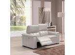 2-Sitzer EGOITALIANO "Capucine hoher Sitzkomfort, erstklassiger Relaxkomfort, elegant", grau (stone), B:154cm H:99cm T:97cm, Sofas, 2-Sitzer, wahlweise mit elektrisch oder manuell verstellbarer Relaxfunktion