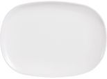 Steakteller LUMINARC "Essteller Italien Party", weiß, B:24,5cm L:34cm, Glas, Speiseteller, Steakteller, Teller Set für 6 Personen, weiß, extra resistent, Opalglas
