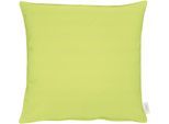 Dekokissen APELT "4362 Rips Uni" Gr. 2, grün (hellgrün, unifarben), B:49cm L:49cm, Obermaterial: 60% Polyester, 40% Baumwolle, Dekokissen_Sitzkissen_Kissenhüllen, Dekokissen, Wasser- und Schmutzabweisend