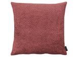 Dekokissen APELT "Toulouse", rot, pink, unifarben, B:45cm H:10cm L:45cm, Chenille, Polyester, Dekokissen_Sitzkissen_Kissenhüllen, Chenille mit 3D Effekt