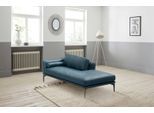 Ottomane EGOITALIANO "Masu, Design trifft super Sitzkomfort, mit toller Detailverarbeitung", blau (ozeanblau), B:182cm H:95cm T:97cm, Leder »BULL« (echtes Rindsleder). Geschliffenes, pigmentiertes und behandeltes Rindsleder mit einer Dicke von 1, 3-1, 5 mm. Dieses Leder zeigt eine ziemlich weiche Hand mit einem halb undurchsichtigen Aussehen. Es handelt sich um ein geschütztes Leder. Eine leichte