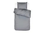 Essenza Bettwäsche Minte, Dunkelgrau, Textil, Uni, 135x200 cm, Oeko-Tex® Standard 100, Schlaftextilien, Bettwäsche, Bettwäsche, Satin-Bettwäsche