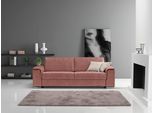 2,5-Sitzer EGOITALIANO "Cecilia, modern & elegant, erstklassiger Sitzkomfort, Breite 234cm", braun (cedar wood), B:234cm H:85cm T:102cm, Sofas, 2 5-Sitzer, mit verchromten Metallfüßen