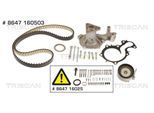 TRISCAN Wasserpumpe + Zahnriemensatz 8647160503 für Ford