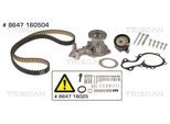 TRISCAN Wasserpumpe + Zahnriemensatz 8647160504 für Ford