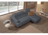Ecksofa EGOITALIANO "Soul, Design und Sitzkomfort auf hohem Niveau, tolle Details, L-Form", grau (charcoal), B:250cm H:99cm T:166cm, Sofas, Ecksofa, mit Recamiere, inkl. Kopfteilverstellung