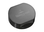 Villeroy und Boch Abdeckkappe 94052505 anthracite, Edelstahl massiv, rund, für Doppeldrehgriff