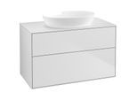 Villeroy und Boch Finion Waschtischunterschrank GA0100MT 100x60,3cm, Emotion, Abdeckplatte white matt, White matt lacquer