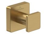 Villeroy und Boch Elements Striking Handtuchhaken TVA15201100076 brushed gold, 45x45x44mm