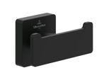 Villeroy und Boch Elements Striking Doppel-Handtuchhaken TVA152012000K5 matt black, 80x44x45mm