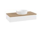 Villeroy & Boch Antao Waschtischunterschrank 1000x190x500mm L09111MT mit Beleuchtung mit Struktur FK/AP: MT/1