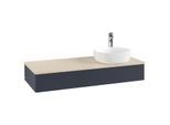Villeroy & Boch Antao Waschtischunterschrank 1200x190x500mm L12153HG mit Beleuchtung mit Struktur FK/AP: HG/3