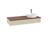 Villeroy & Boch Antao Waschtischunterschrank 1200x190x500mm L12052HJ mit Beleuchtung FK/AP: HJ/2