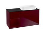 Villeroy und Boch Finion Waschtischunterschrank G682HBHB 120x60,3x50,1cm, Regal links Peony, Peony Matt