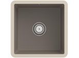 Villeroy und Boch Unterbauspüle 332501TR mit Ablaufgarnitur und Handbetätigung, Timber