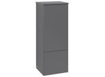 Villeroy und Boch Antao Mittelschrank K43000GK 41,4x103,9x35,6cm, Waschbeckenplattenfarbe Lack, anthracite matt lacquer