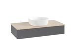 Villeroy & Boch Antao Waschtischunterschrank 1000x190x500mm L09013GK mit Beleuchtung FK/AP: GK/3