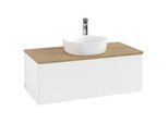 Villeroy & Boch Antao Waschtischunterschrank 1000x360x500mm L31151MT mit Beleuchtung mit Struktur FK/AP: MT/1