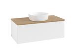 Villeroy & Boch Antao Waschtischunterschrank 1000x360x500mm L31111MT mit Beleuchtung mit Struktur FK/AP: MT/1