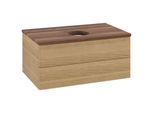 Villeroy & Boch Antao Waschtischunterschrank 800x360x500mm L19112HN mit Beleuchtung mit Struktur FK/AP: HN/2