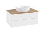 Villeroy & Boch Antao Waschtischunterschrank 800x360x500mm L19111MT mit Beleuchtung mit Struktur FK/AP: MT/1