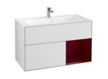 Villeroy und Boch Finion Waschtischunterschrank F040HBMT 99,6x59,1x49,8cm, Regal rechts Peony, White matt lacquer