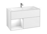 Villeroy und Boch Finion Waschtischunterschrank F030GFGF 99,6x59,1x49,8cm, Regal links Glossy white lacquer, Glossy white lacquer