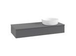 Villeroy & Boch Antao Waschtischunterschrank 1200x190x500mm L12150GK mit Beleuchtung mit Struktur FK/AP: GK/0