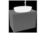Villeroy und Boch Finion Waschtischunterschrank F87200PD 80x60,3cm, Abdeckplatte black matt, Black matt lacquer