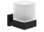 Villeroy und Boch Elements Striking Glashalter TVA152019000K5 99x100x123mm, Glas satiniert, matt black