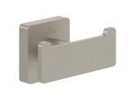 Villeroy und Boch Elements Striking Doppel-Handtuchhaken TVA15201200064 brushed nickel black, 80x44x45mm