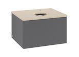 Villeroy & Boch Antao Waschtischunterschrank 600x360x500mm L29153GK mit Beleuchtung mit Struktur FK/AP: GK/3
